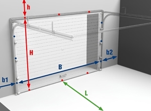 Замер проема ворот, рольставней, шлагбаумов в Нальчике | Мир Ворот