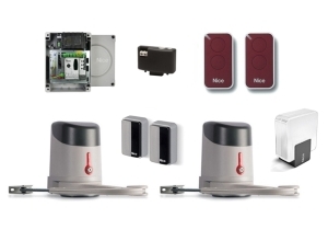 Автоматика для распашных ворот Nice HKHSBDKCE (комплект)